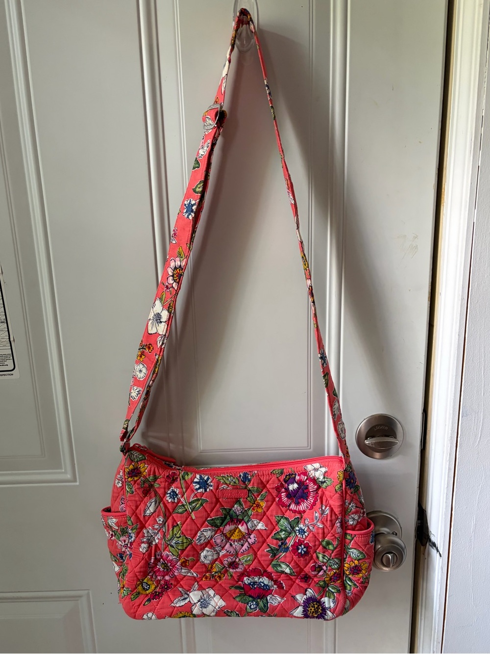 Vera Bradley "Coral Floral" Crossbody Bag 🪸 🌸